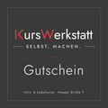 KursWerkstatt Gutschein mit Logo und dem Schriftzug Selbst. Machen.